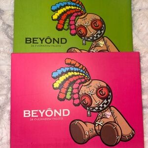 BEYOND 24F Eyeshadow Palette Bundle – Bright + Neutral Shades Set – 48 Colors